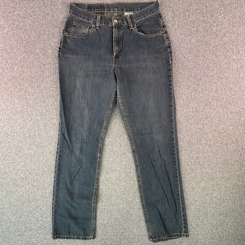 Levi's Jeans Women 9 Vintage Straight Leg Blue 100% Cotton Distressed Canada